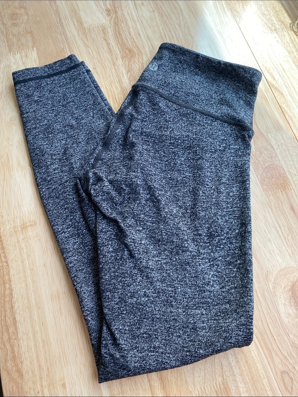 Lululemon Heather Charcoal Active Cropped Leggings